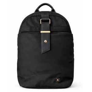 SwissGear Black Backpack Gold Hardware Laptop Travel Work Bag Women's